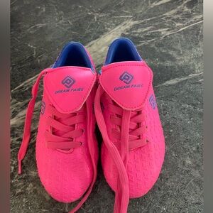 Kids cleats - cute, pink with lots of life left!